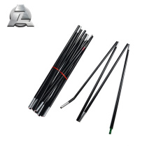 factory price extendable 19od anodized aluminum tent pole